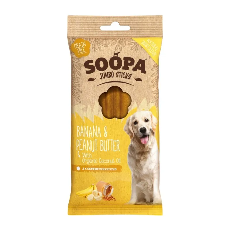 Soopa JUMBO Dentals BANANE & ERDNUSSBUTTER