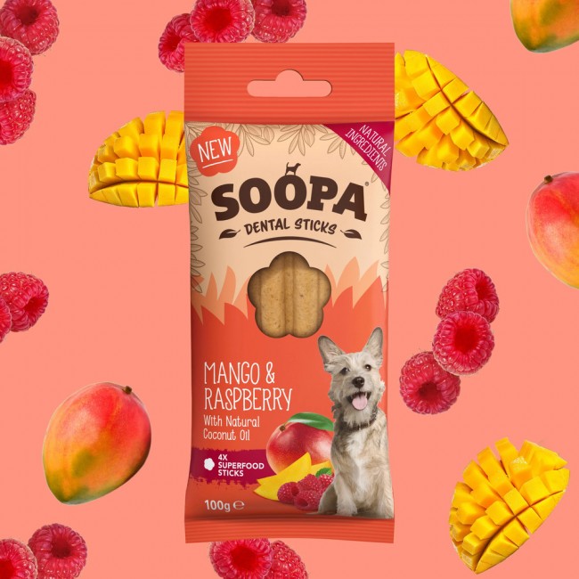 Soopa Dentals MANGO & HIMBEERE