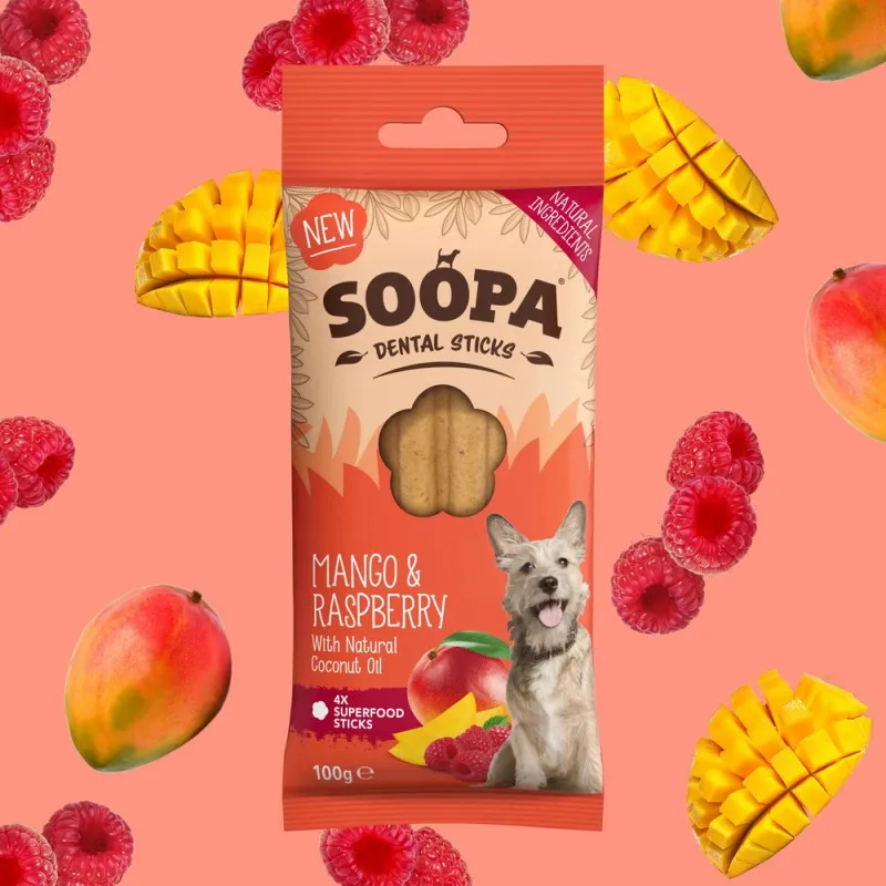 Soopa Dentals MANGO & HIMBEERE Soopa Dentals MANGO & HIMBEERE